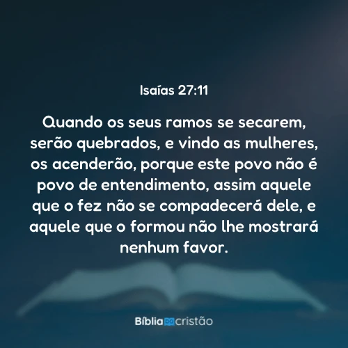 Isaías 27:11