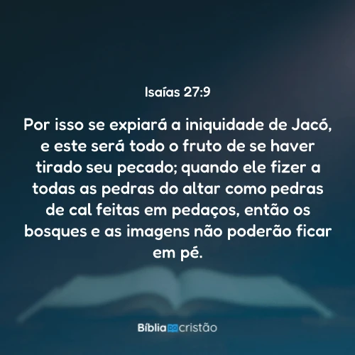 Isaías 27:9