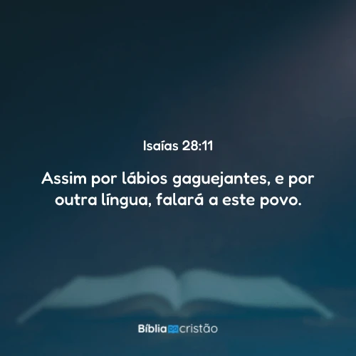 Isaías 28:11