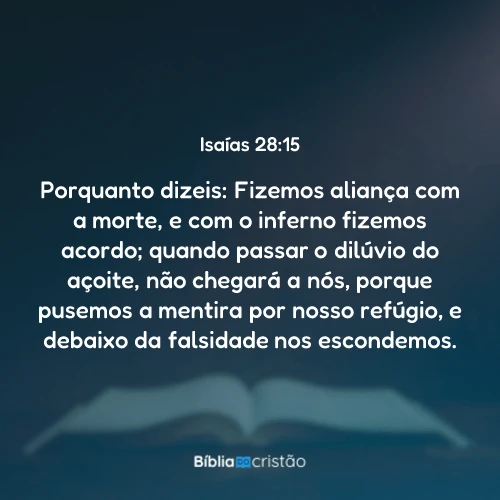 Isaías 28:15