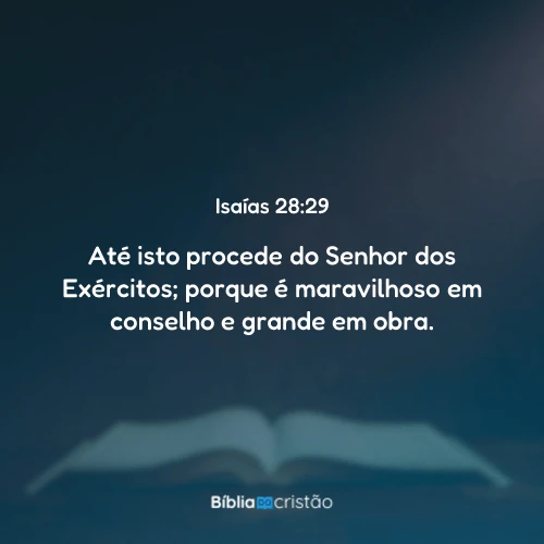 Isaías 28:29