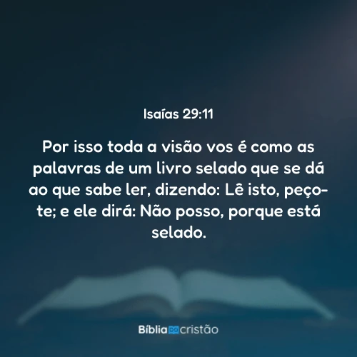 Isaías 29:11