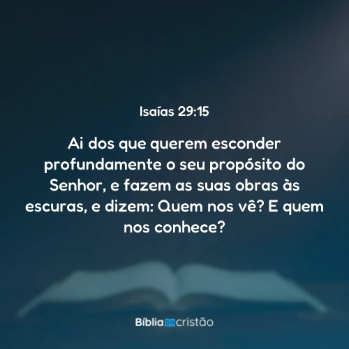 Isaías 29:15