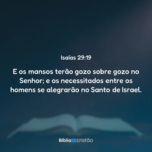 Isaías 29:19