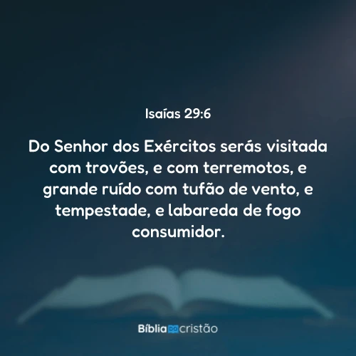 Isaías 29:6
