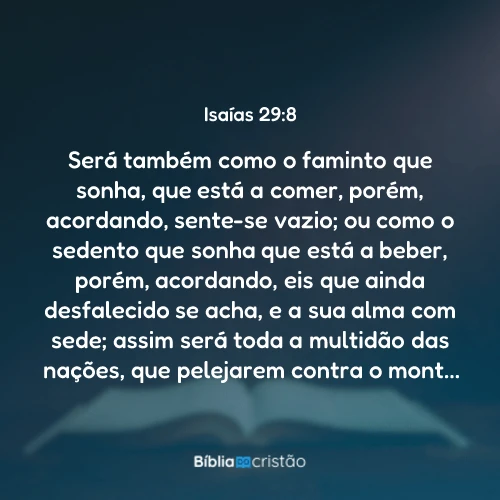 Isaías 29:8