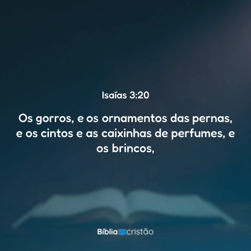 Isaías 3:20