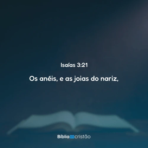 Isaías 3:21