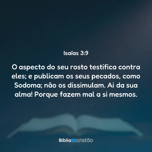 Isaías 3:9