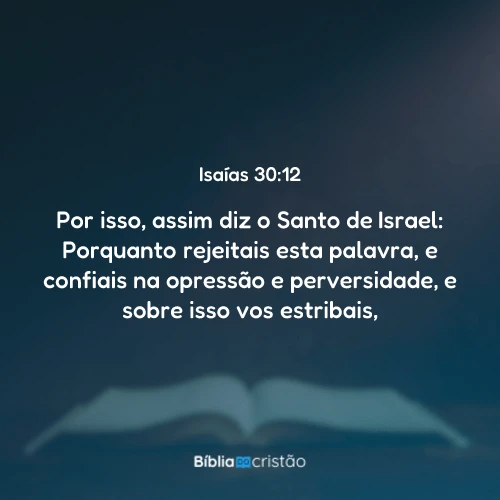 Isaías 30:12