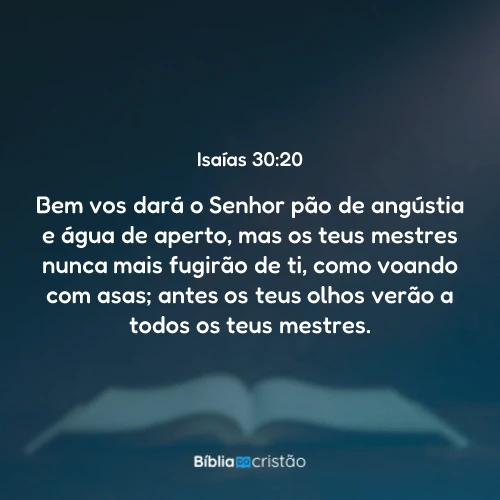 Isaías 30:20