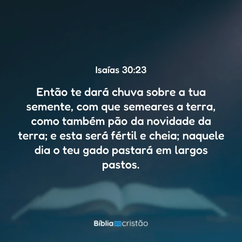 Isaías 30:23