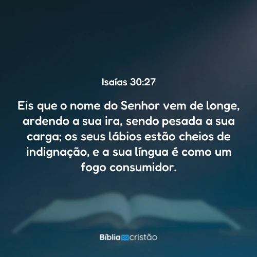 Isaías 30:27