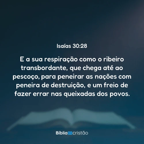 Isaías 30:28