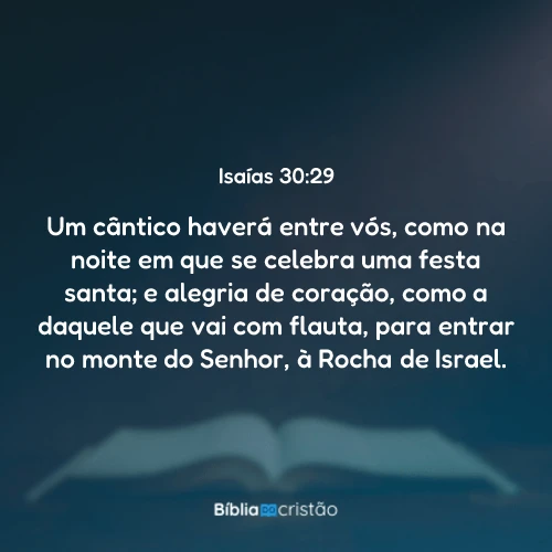 Isaías 30:29