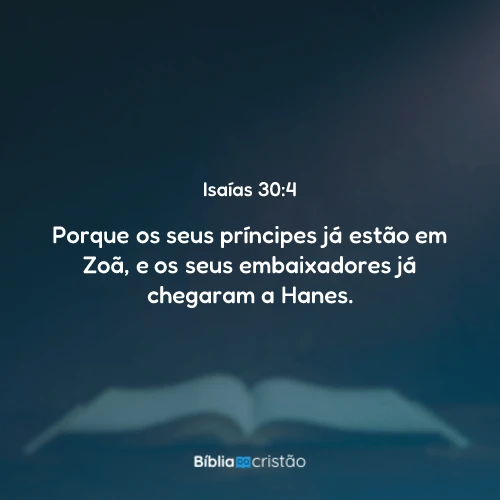 Isaías 30:4