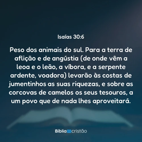 Isaías 30:6