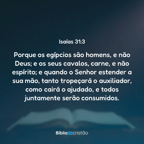 Isaías 31:3
