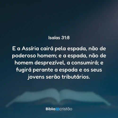 Isaías 31:8