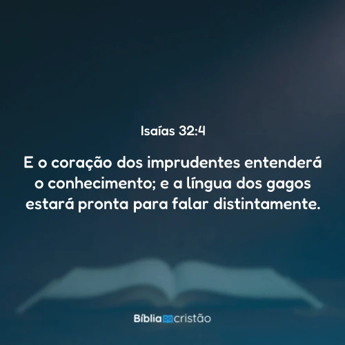 Isaías 32:4