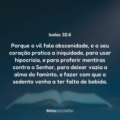 Isaías 32:6