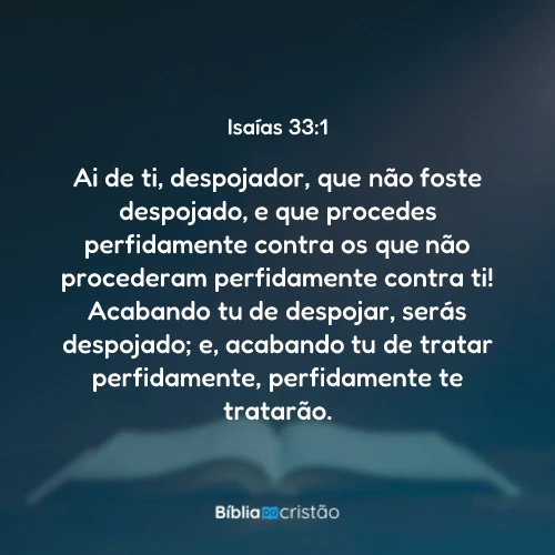 Isaías 33:1