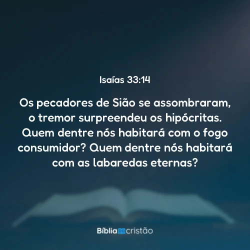Isaías 33:14