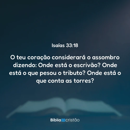 Isaías 33:18
