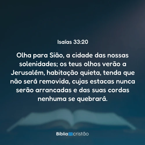 Isaías 33:20