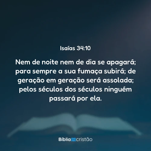 Isaías 34:10
