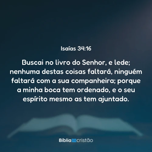 Isaías 34:16