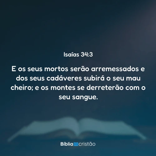 Isaías 34:3