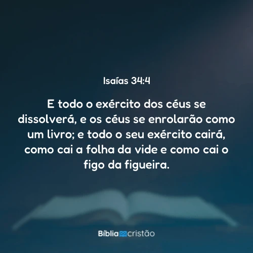Isaías 34:4