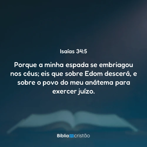 Isaías 34:5