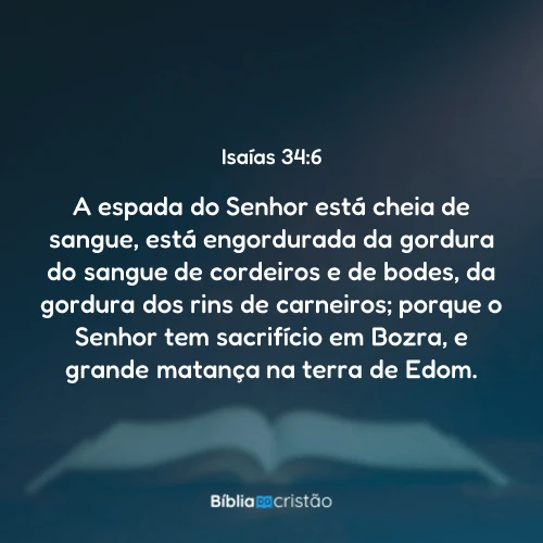 Isaías 34:6