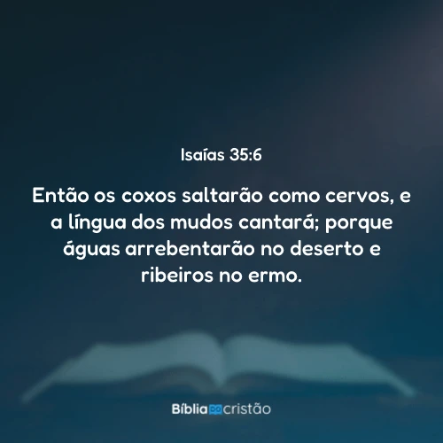 Isaías 35:6