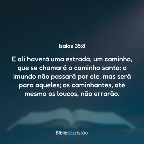 Isaías 35:8