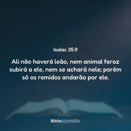 Isaías 35:9