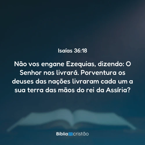 Isaías 36:18