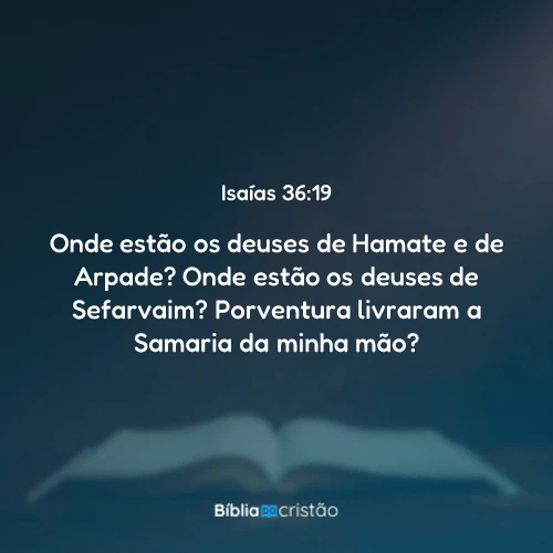 Isaías 36:19