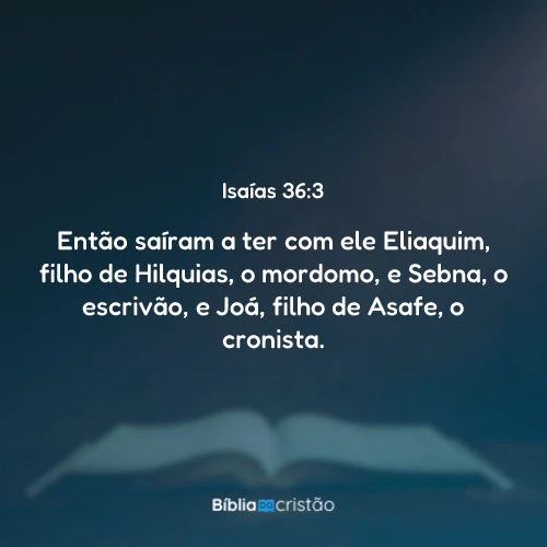 Isaías 36:3