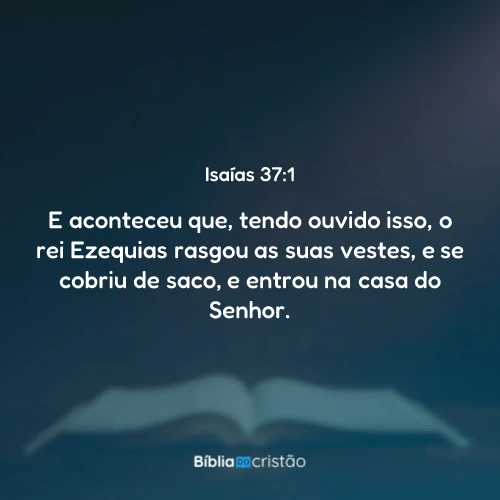 Isaías 37:1