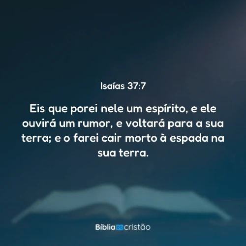 Isaías 37:7