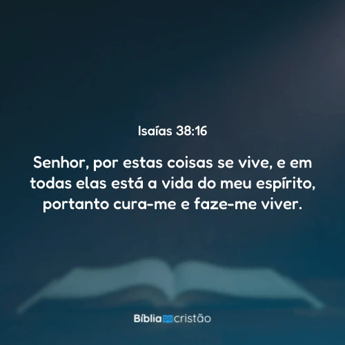 Isaías 38:16