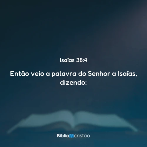 Isaías 38:4