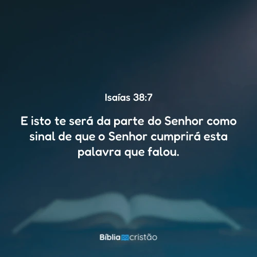 Isaías 38:7