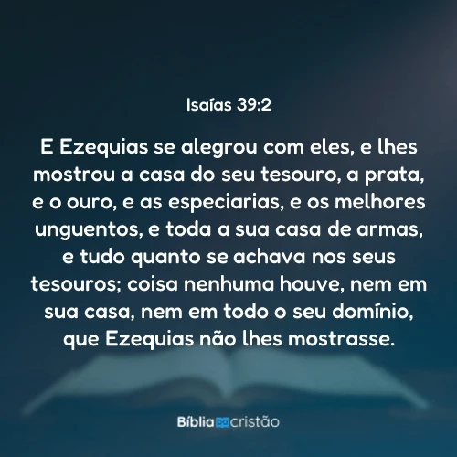 Isaías 39:2