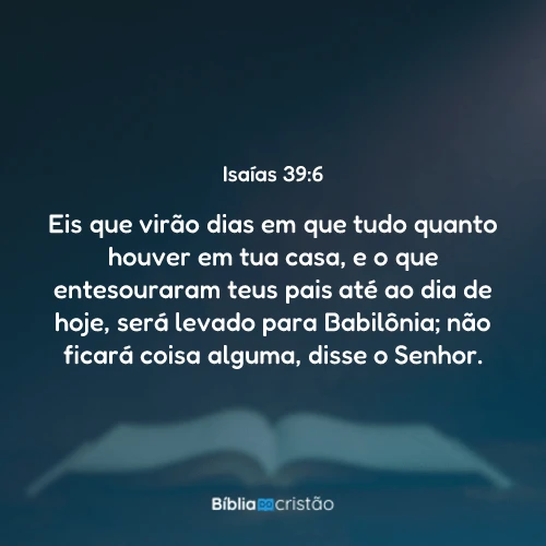 Isaías 39:6
