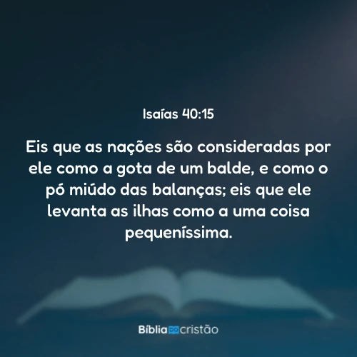 Isaías 40:15