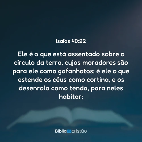Isaías 40:22